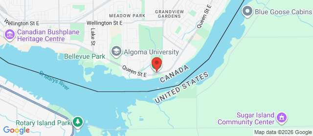 Map for Sault Ste. Marie Golf Club