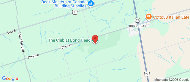 Map for The Club at Bond Head