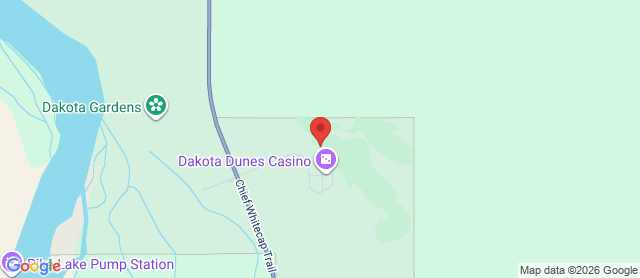 Map for Dakota Dunes Golf Links