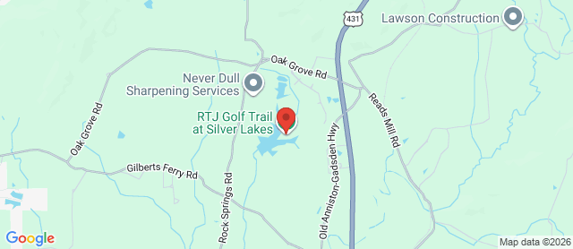 Map for RTJ Golf Trail at Silver Lakes