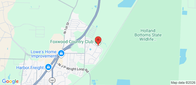 Map for Foxwood Country Club