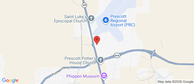 Map for Antelope Hills Golf Course