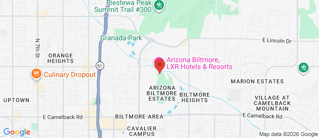 Map for Arizona Biltmore Golf Club