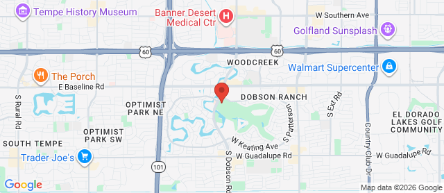 Map for Dobson Ranch Golf Course