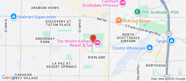 Map for Kierland Golf Club