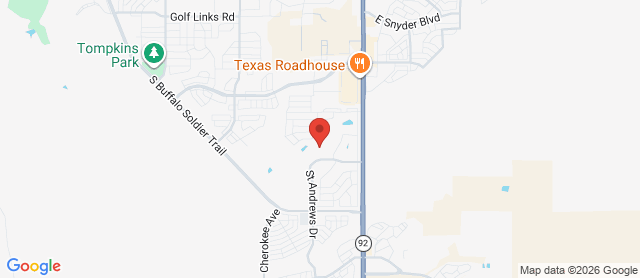 Map for Sierra Vista Golf Center at Pueblo del Sol Golf