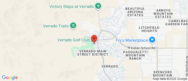 Map for Verrado Golf Club