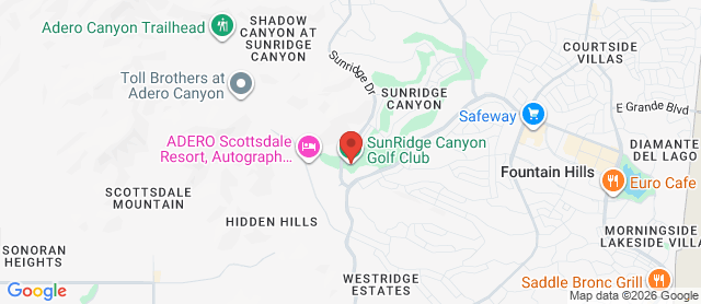 Map for SunRidge Canyon Golf Club