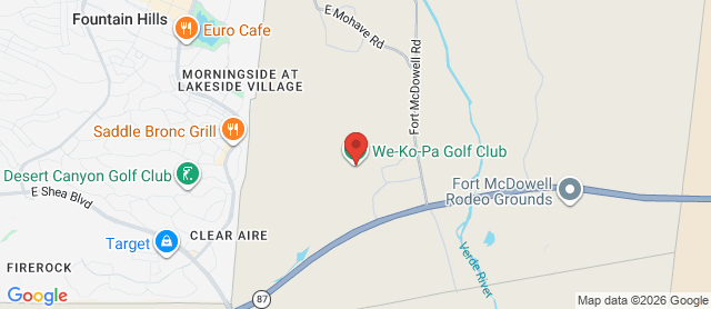 Map for We Ko Pa Golf Club