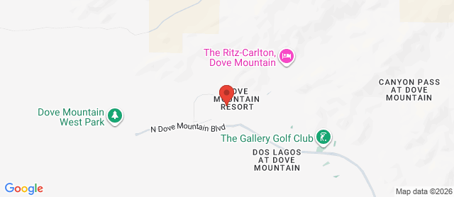 Map for The Golf Club at Dove Mountain