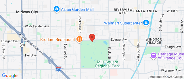 Map for David L Baker Memorial Golf Center