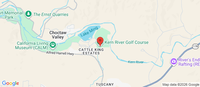 Map for Kern River Golf Course