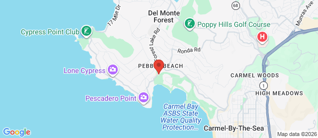 Map for Pebble Beach Resorts