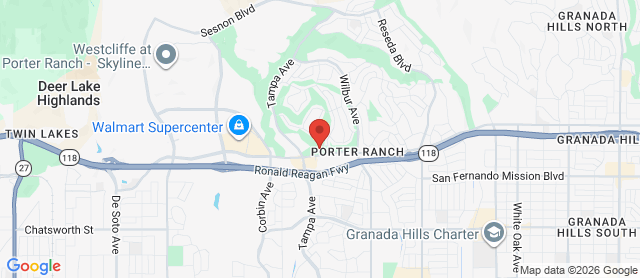 Map for Porter Valley Country Club
