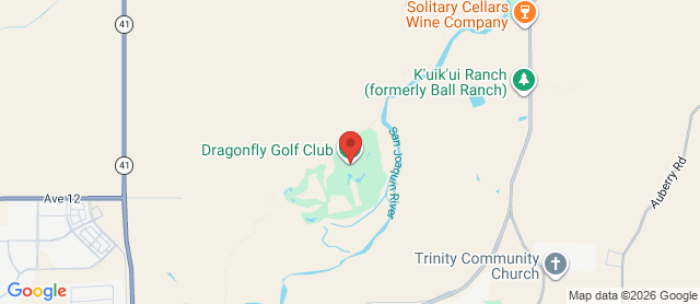 Map for Dragonfly Golf Club