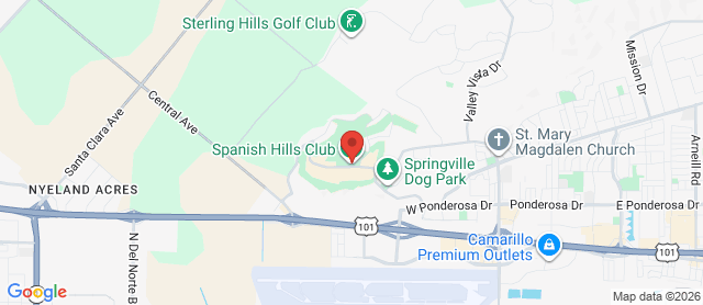 Map for Spanish Hills Golf & Country Club