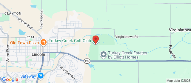 Map for Turkey Creek Golf Club