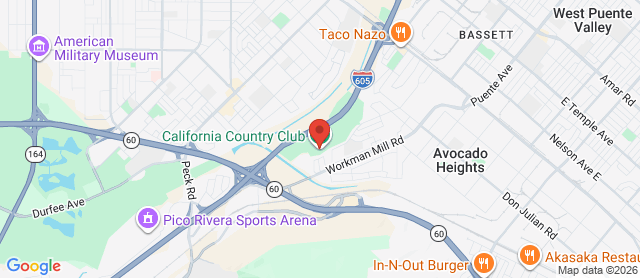 Map for California Country Club