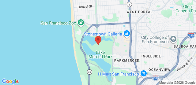 Map for TPC Harding Park