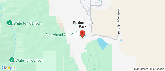Map for Arrowhead Golf Club