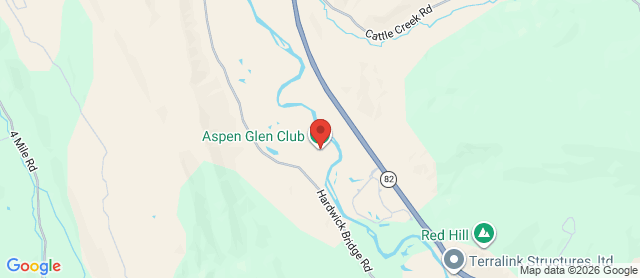 Map for The Aspen Glen Club