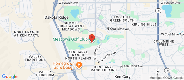 Map for Meadows Golf Club