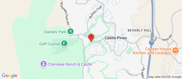 Map for The Ridge at Castle Pines North
