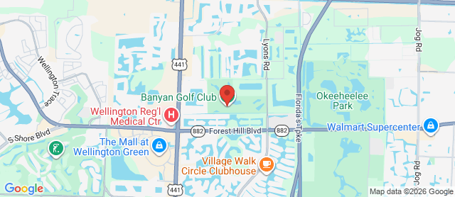 Map for Banyan Golf Club