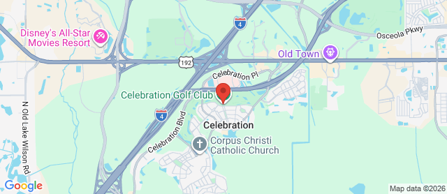 Map for Celebration Golf Club