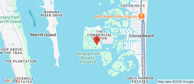 Map for Cocoa Beach Country Club