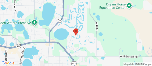 Map for Country Club of Mount Dora