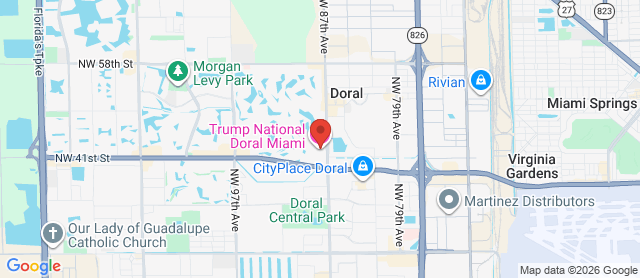 Map for Trump National Doral Miami