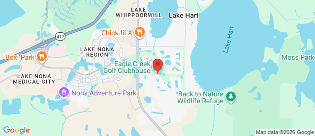 Map for Eagle Creek Golf Club