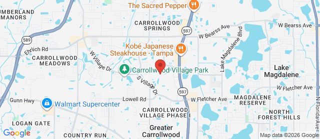 Map for Carrollwood Country Club