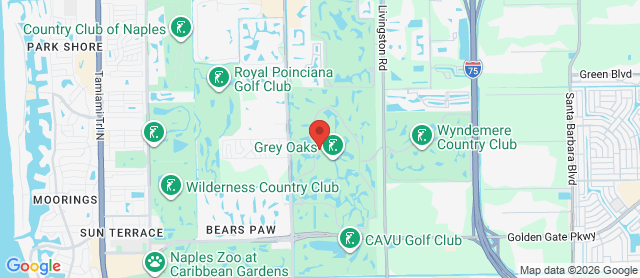 Map for Grey Oaks Golf & Country Club