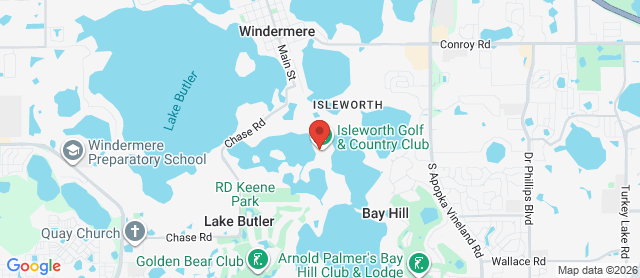 Map for Isleworth Golf & Country Club