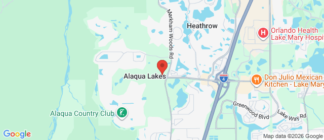Map for Legacy Club at Alaqua Lakes