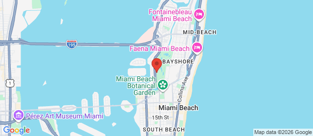 Map for Miami Beach Golf Club