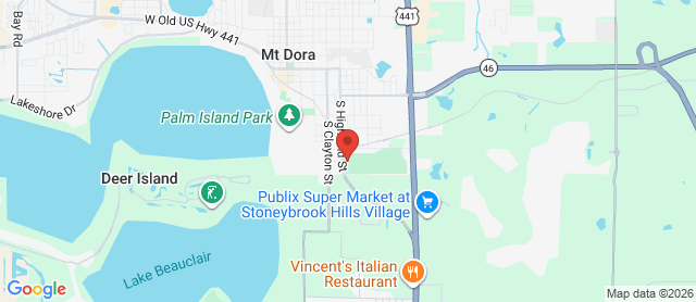 Map for Mount Dora Golf Club