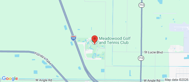 Map for Meadowood Golf and Tennis Club