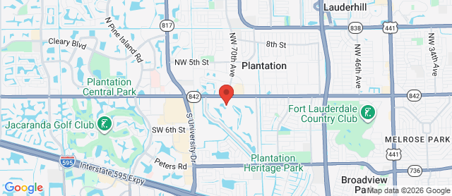 Map for Plantation Preserve Golf Club