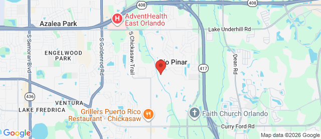 Map for Rio Pinar Country Club