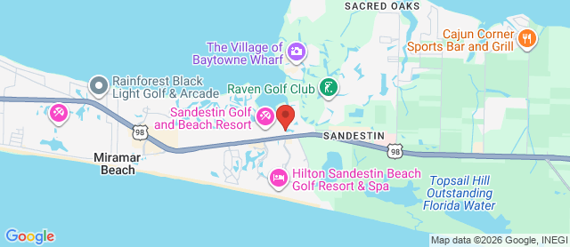 Map for Sandestin Resort