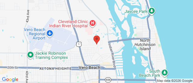 Map for Vero Beach Country Club
