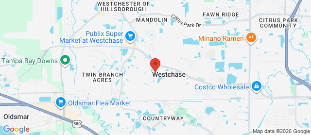 Map for Westchase Golf Club