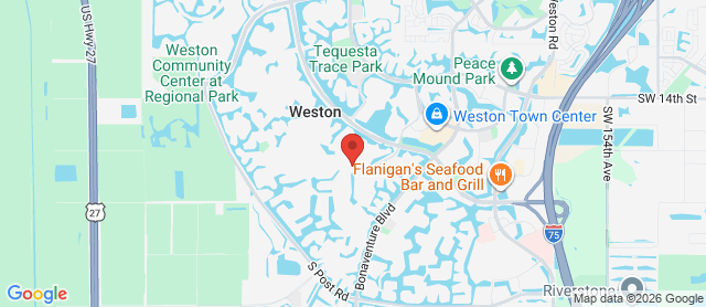 Map for Weston Hills Country Club