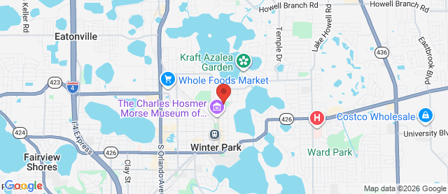 Map for Winter Park Municipal Golf Club