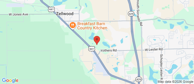 Map for Zellwood Station Golf Club