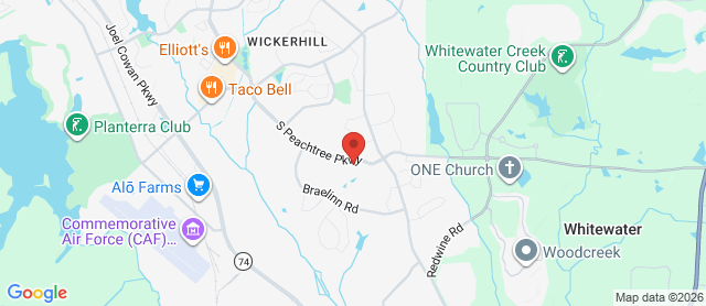 Map for Braelinn Golf Club