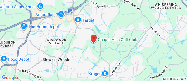 Map for Chapel Hills Country Club